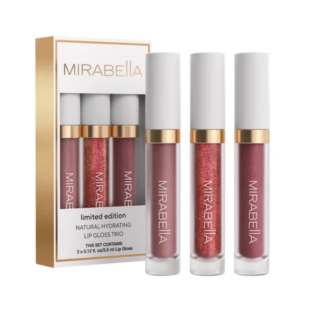 Mirabella 3 Pack Lip Gloss Trio (Limited Edition)